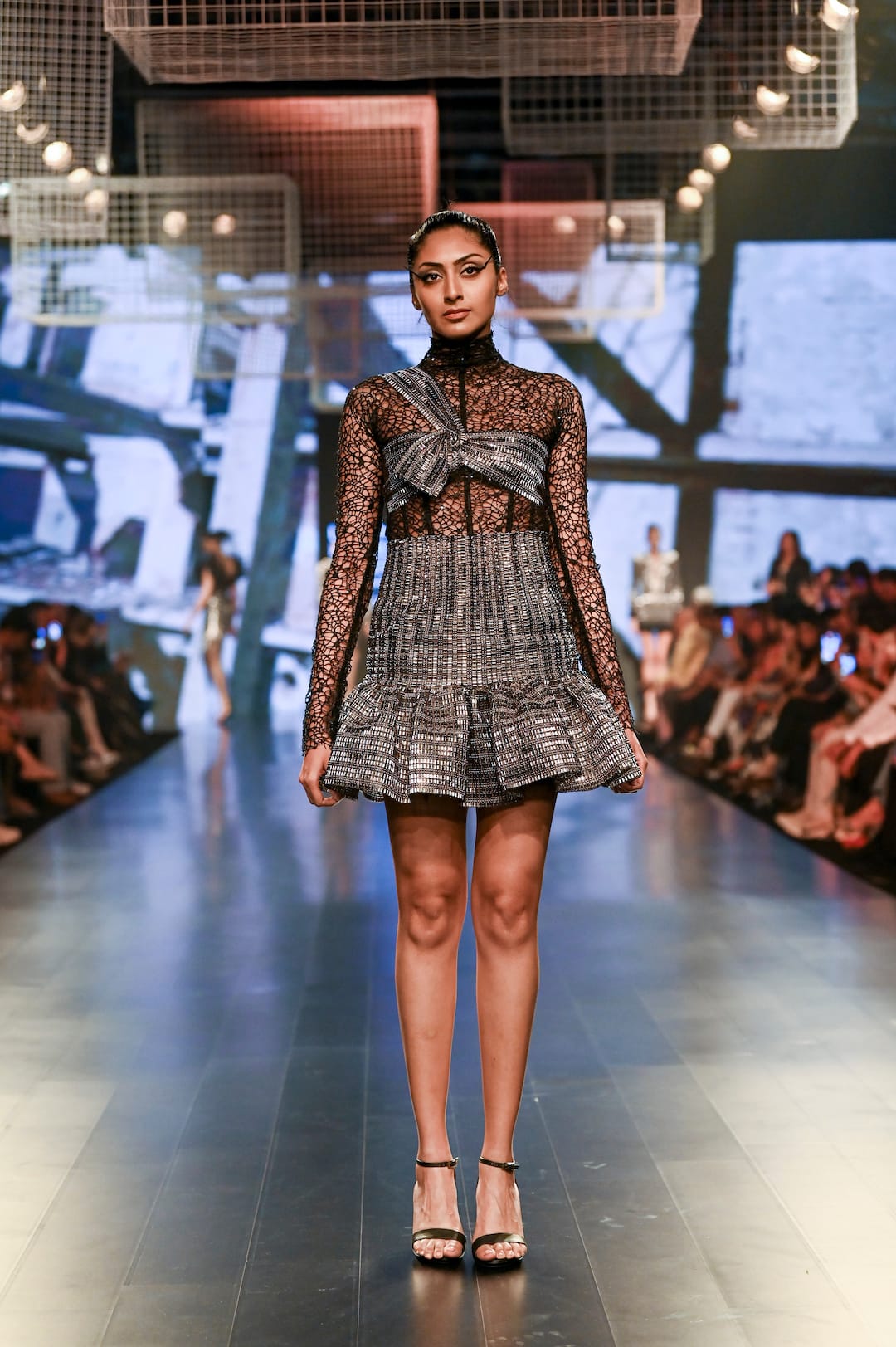 Bespoke Cocktail Party Wear Evening Wear Formal - Scintilla Knot Crop