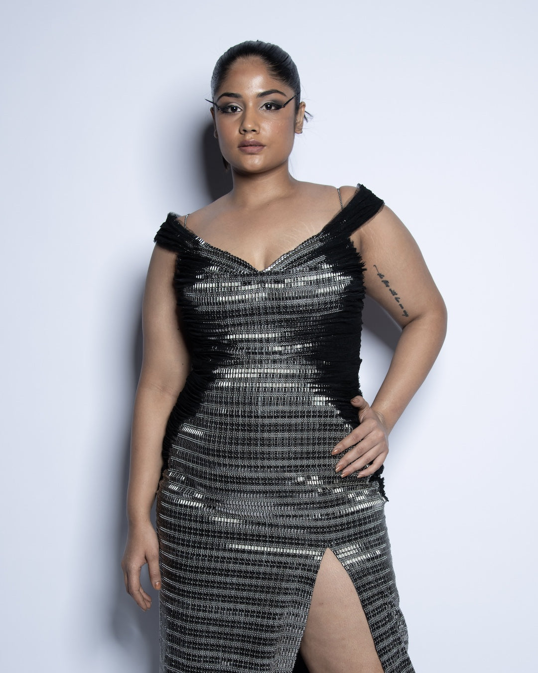 Bespoke Cocktail Party Wear Evening Wear Formal - Scintilla Ruffle Gown