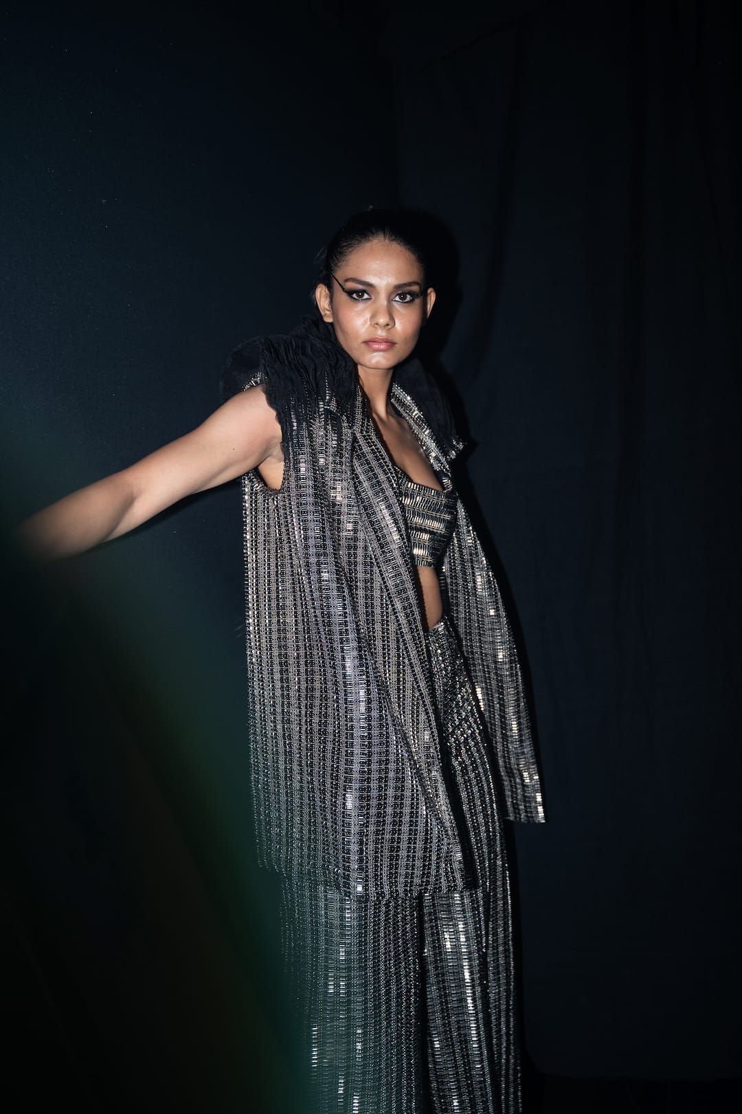 Bespoke Cocktail Party Wear Evening Wear Formal - Scintilla Ruffle Jacket